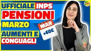 PENSIONI MARZO 2026: Arrivano gli Aumenti! +60&euro; e Taglio IRPEF