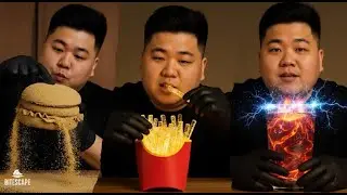 The Most Bizarre AI Foods in One Video… Which Is Your Favorite? #asmr #BiteScape #mukbang