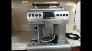 Saeco Royal Philips one touch cappuccino Приготовление латте и эспрессо.