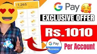 Gpay Merchant Offer | How To Create Google Pay Business Account | G-Pay Business Exclusive Trick