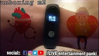 UNBOXING //M2 BAND Mi fitness band unboxing specially MI 👤