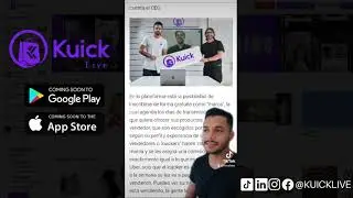 Kuick, la nueva APP de Compras EN VIVO hecha por Chilenos! #LiveShopping