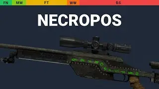 SSG 08 Necropos - Skin Float And Wear Preview