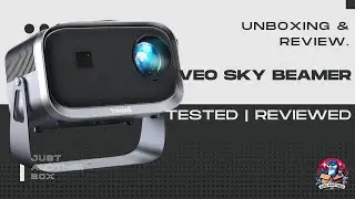Jimveo Sky Beamer Review   1080P Full HD Mini Projector with 4K Support, Electric Focus & WiFi6 🔥📽