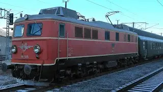 Rankweil 1110 505 m. Sonderzug➡️Innsbruck, Nightjet Neue Generation, Rh4748 Tirol, Containerzug leer