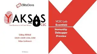 Immunity Debugger for Exploit Devs - YCSC Lab Essentials