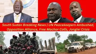 South Sudan Breaking UN Peacekeepers Ambushed, Opposition Alliance, Free Machar Calls Jonglei Crisis