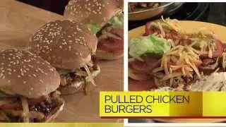Pulled Chicken Burgers