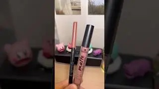rosy nude liquid lipstick & lipliner combo from essence cosmetics 💋🌹