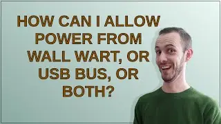 Electronics: How can I allow power from wall wart, or USB bus, or both?