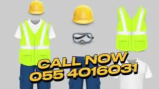 Construction company uniforms available in UAE Safety jacket coverall shoes security uniforms