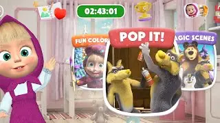 Masha and the Bear l POP IT GAME 