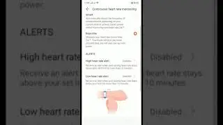 How to enable continuous heart 💓 rate monitoring in Honor band 5