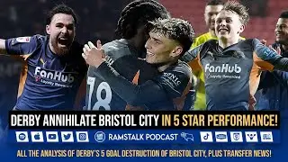 Derby Annihilate Bristol City In 5 Star Performance!