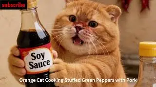Orange Cat Cooking Fat Orange Cat Cooking Compilation#cat#funnycats #cookingvideo#kitchen