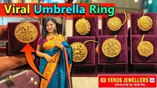 Flower Design Ring from 4grams #viral #designerjeweller #flowerring #antiquejewellery #umbrellaring 