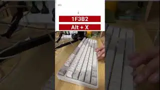 Typing Trick (code 1F3B2) | #keyboard #asmr #typing #pc#computerkeyboardshortcut