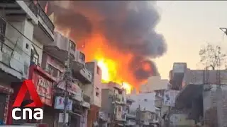 At least 11 dead, four injured after massive blaze engulfs paint factory in New Delhi