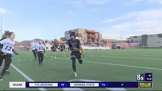Sloan Canyon girls flag football athletes excel on and off the field