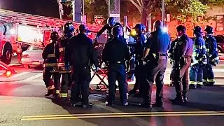 FDNY BOX 4265 ~ *UNUSUAL INCIDENT* ~ FDNY & NYPD FORCIBLY REMOVE PERSON FROM CRAWL SPACE UNDER TRACK