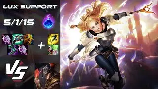 SUPPORT Lux vs Twisted Fate - EU Grandmaster Patch 14.23