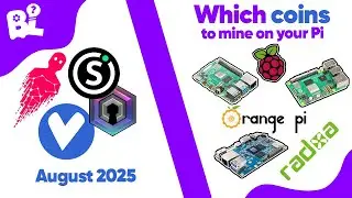 Which CRYPTO COINS TO MINE on your Raspberry PI or Orange PI | RADXA VERUS SALVIUM DERO SPECTRE