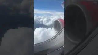 Flight window seat view of Clouds |Aeroplane |Clouds |#airplane 