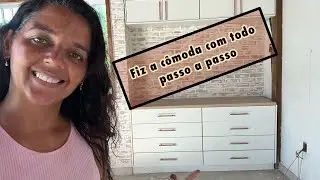 Terminei de fazer a cômoda
