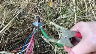 Long overdue repair to my end-fed wire RF earth & more narrative on the 'ugly truth' video