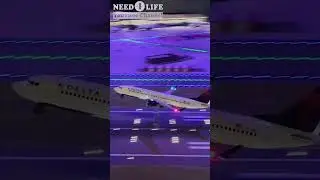 Huge model airport at day and at night in HO scale