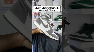 Air Jordan 1 Washed Black Quick Fit #fashionblogger #sneaker #sneakerheads