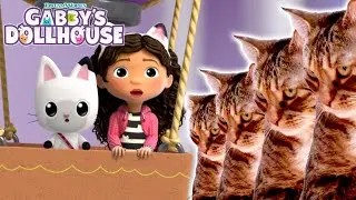 This Magic Banana Can Do ANYTHING! 🍌 Which Kitty Clone is the REAL Floyd?? | GABBY'S DOLLHOUSE