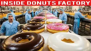 Inside the Automated Donut Factory || Producing 1,000,000 Glazed Donuts Every Day!