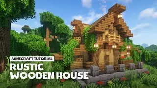 Minecraft: How to Build a Rustic Wooden House for Survival 🏡 [Updated Tutorial]