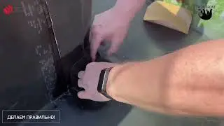 Гидроизоляция желоба мембраной ЭПДМ RubberGard компании Firestone/ELEVATE. Часть 2.