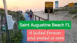 St. Augustine Beach, Florida | a quick visit.great experience