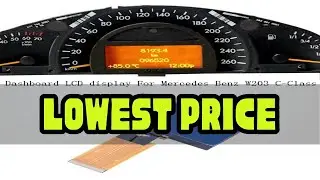 Dashboard LCD Display for Mercedes Benz W203 C-Class LCD Screen Instrument Cluster Pixel