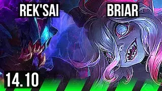REK'SAI vs BRIAR (JGL) | 16/1/8, Legendary, 700+ games | KR Master | 14.10