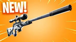 The New SILENCED SNIPER in Fortnite..
