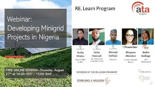 Webinar: Developing Minigrid Projects in Nigeria