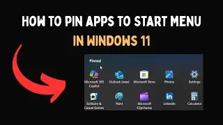 Как закрепить приложения в меню &laquo;Пуск&raquo; в Windows 11