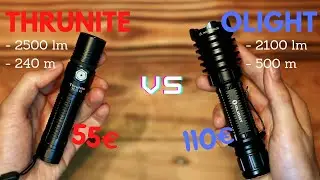 Thrunite TC15 V2 vs Olight Warrior X Pro (deutsch) [REVIEW]