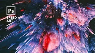 Abstract Galaxy Poster | Speed Art | Photoshop