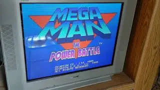 Mega Man The Power Battle CPS 1.5 QSound Hack MiSTer FPGA Sony WEGA CRT - Arcade Attract Mode