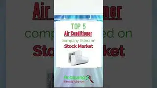 Top 5 Air Conditioner company listed on Stock Market | AC stocks in India | NSE | Sensex