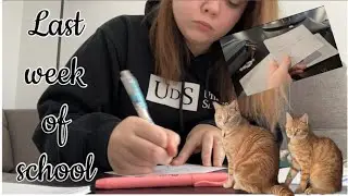 Week-end study vlog- dernière semaine d’université! Étude, sortie, théâtre, shopping, …