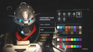 Destiny Character Creation (Making a Titan) PS4
