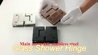 morden style solid 180 degree brushed shower room glass door hinge