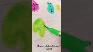 cute leaf sticker idea 👍
