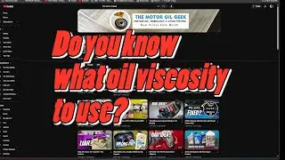 Do you know what oil viscosity to use?